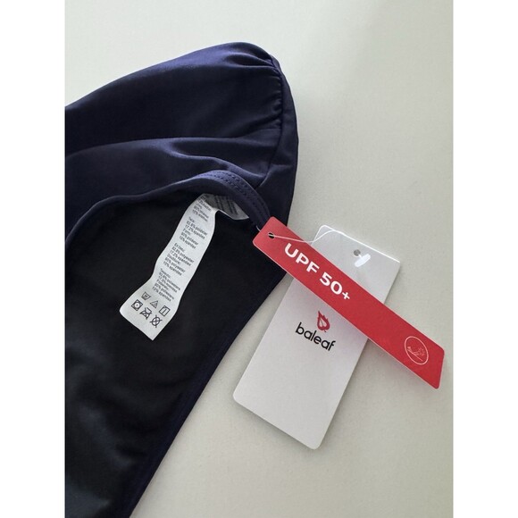 BALEAF Women's Bikini Bottom High Waisted Swim Bottom Full Coverage blue Medium - Picture 8 of 12